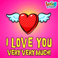 I Love You Heart GIF by Lucas and Friends by RV AppStudios
