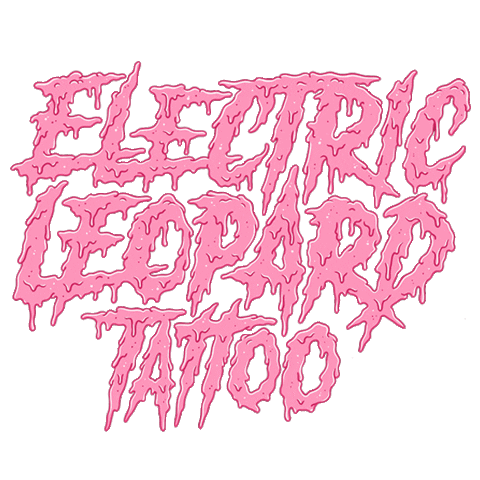 Electric Leopard Tattoo Sticker