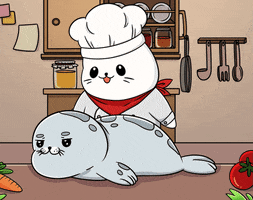 Chef Cooking GIF by Sappy Seals