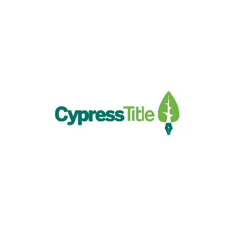 Cypress Title Sticker