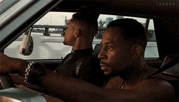 Driving Will Smith GIF