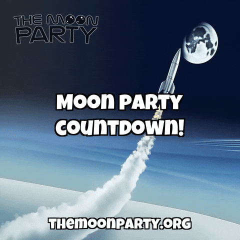 Rocket Countdown GIF by The Moon Party