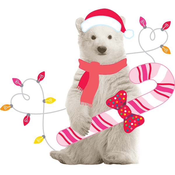 Polar Bear Bow Sticker by Schoolgirl Style Classroom Decor