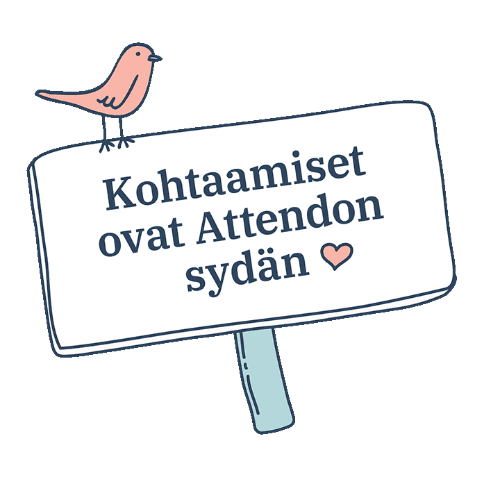 Ennen Kaikkea Olemme Koti Sticker by Attendo Suomi