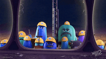 Inside Out Construction GIF by Disney Pixar