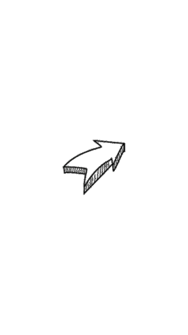 Arrow Sticker by Beenmode.nl