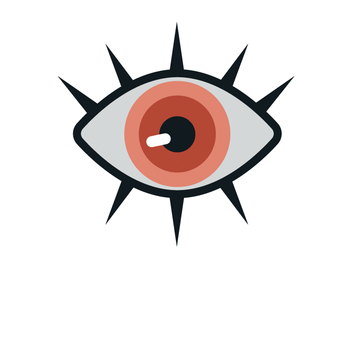Sad Evil Eye Sticker by Emily Julstrom