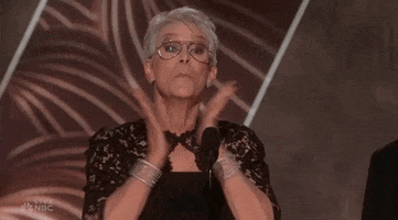 Excited Jamie Lee Curtis GIF by Golden Globes