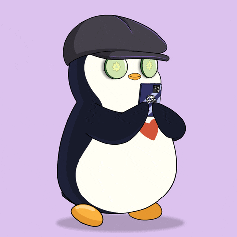 Phone GIF by Pudgy Penguins
