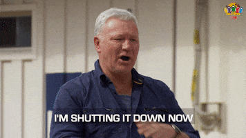 Shutting Down Channel 9 GIF by The Block