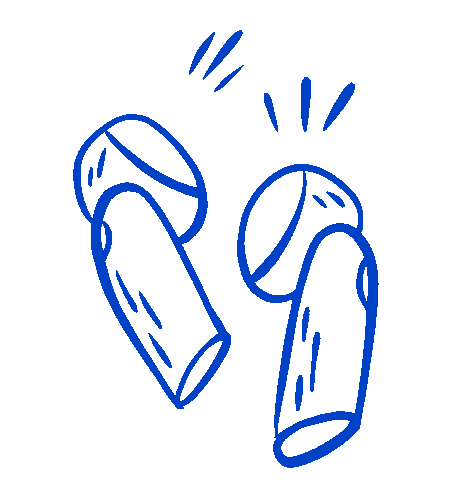 Earphone Reklamebyrå Sticker by WAL