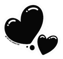 In Love Hearts Sticker