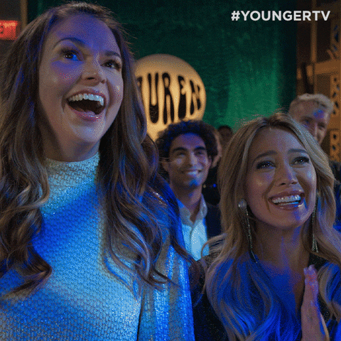 Hilary Duff Wow GIF by YoungerTV