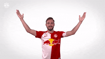 Hands Up Make Noise GIF by FC Red Bull Salzburg