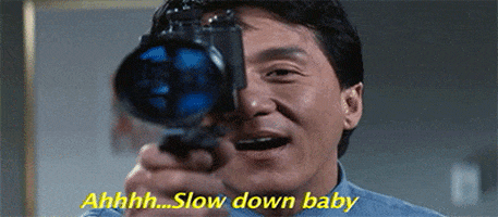 Jackie Chan knows what to do.