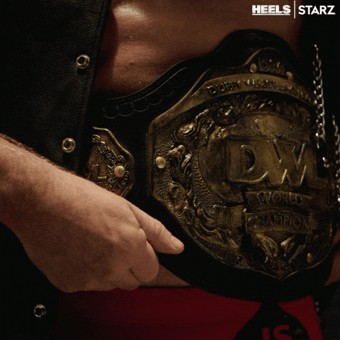 Championship Belt Wrestling GIF by Heels