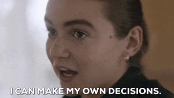i can make my own decisions GIF by The Orchard Films