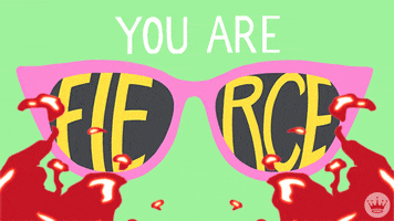 You Are Fierce Hey Girl GIF by Hallmark Gold Crown