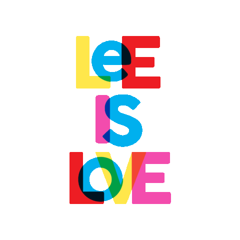 Love Is Love Rainbow Sticker by Lee Jeans