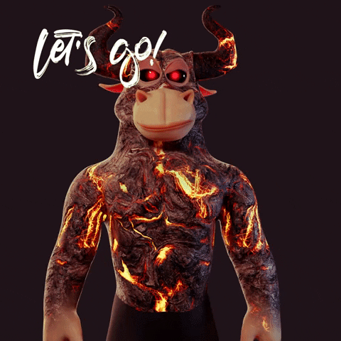 Lets Go Fire GIF by Bulls & Apes Project