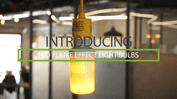 Flame Effect Led Bulbs GIF