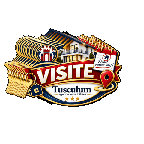 Real Estate Immobilier Sticker by Tusculum Immobilière
