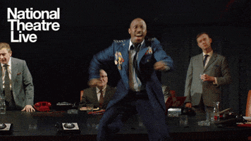 Excited Giles Terera GIF by National Theatre