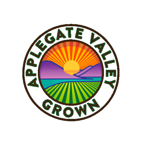 Applegatevalleygrown Sticker by Mama Bees Flower Farm
