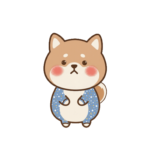 Shiba Inu Dog Sticker by Shibakatsu しばかつ