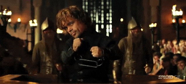 Image result for tyrion  gif