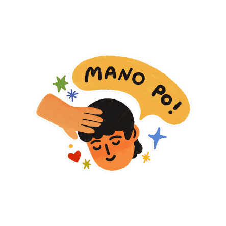 Mano Po Philippines Sticker by Sentro Rizal