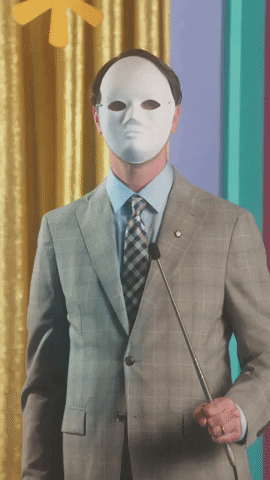 Mask Dead Eyes GIF by The Vibe is Right