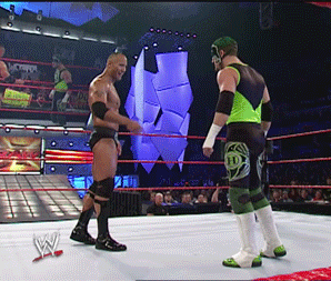 4. Singles Match > The Rock vs. Fit Finlay Giphy