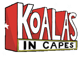 Superhero Koala Sticker