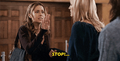 stop trying so hard jenna fischer GIF