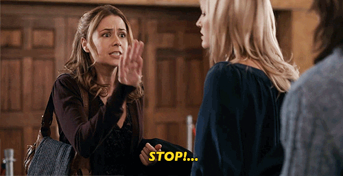 Stop Trying So Hard Jenna Fischer GIF
