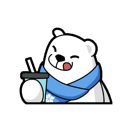 白熊 Sticker by Joygames