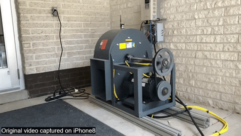 KCF Test Fan Motion Magnified