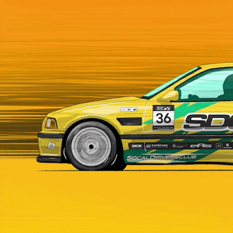 Car Racing GIF by kneapolitan
