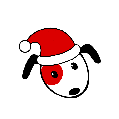 Feliz Navidad Dog Sticker by Clasificados Online