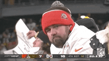 Sad Cleveland Browns GIF by NFL