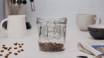 Croxsons coffee smell packaging jar GIF