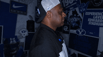 Byu Football Smile GIF by BYU Cougars