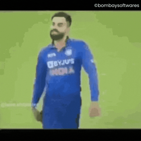 Virat Kohli India GIF by Bombay Softwares by bombaysoftwares