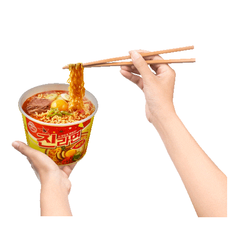 라면 Sticker by 오뚜기라면집