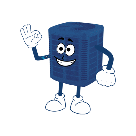 National Comfort Cooling Sticker