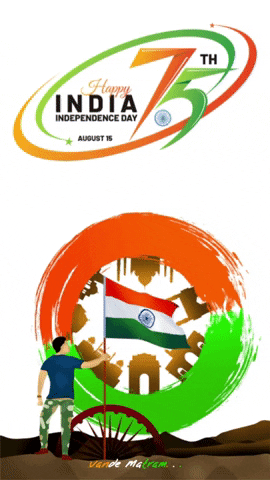 Independence Day India GIF by Mister Fab
