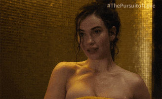 Lily James Smiling GIF by Amazon Prime Video
