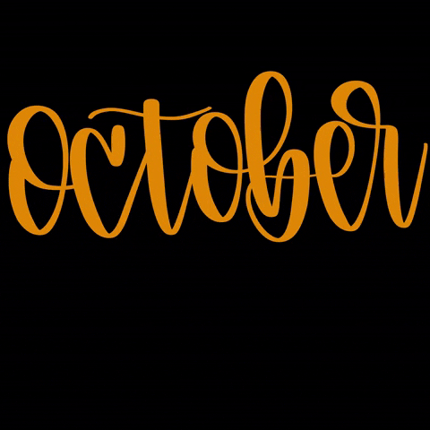 Halloween Calligraphy GIF