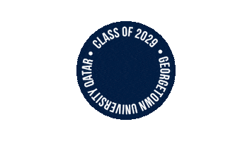 Class Of 2029 Sticker by Georgetown University Qatar